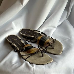 Giuseppe Zanotti Tiger Eye Sandals